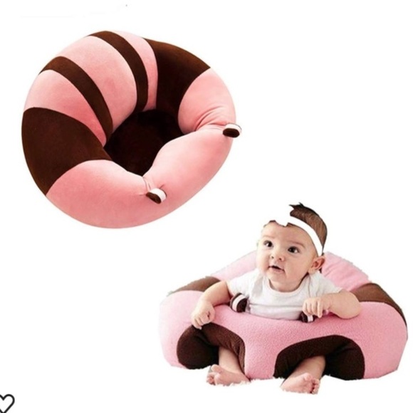 Nine Months Sober Baby Sofa Sitting Support Pillow, Cow Black and White Print - Picture 4 of 15